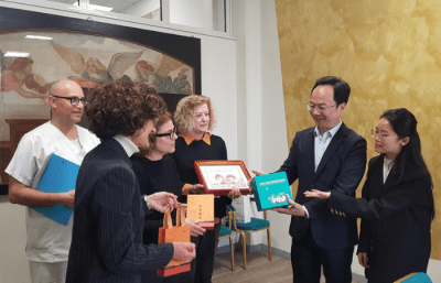 Cure palliative: delegazione cinese in visita alla Fondazione La Pelucca di Sesto San Giovanni
